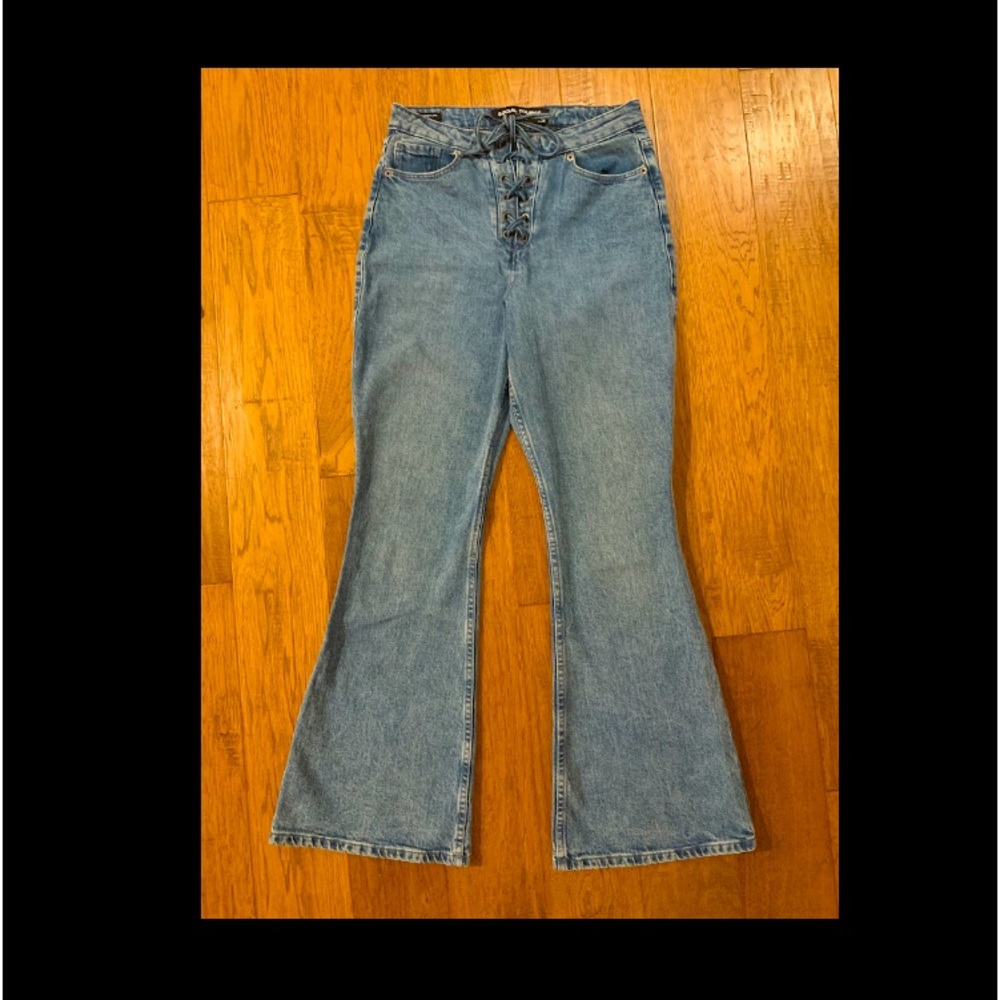 Social Tourist flared leg denim jeans